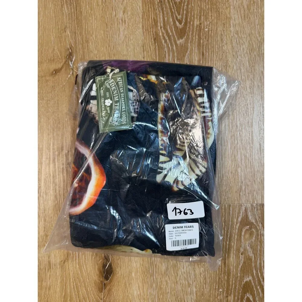 Denim Tears Shell Sweatpants Black S New
